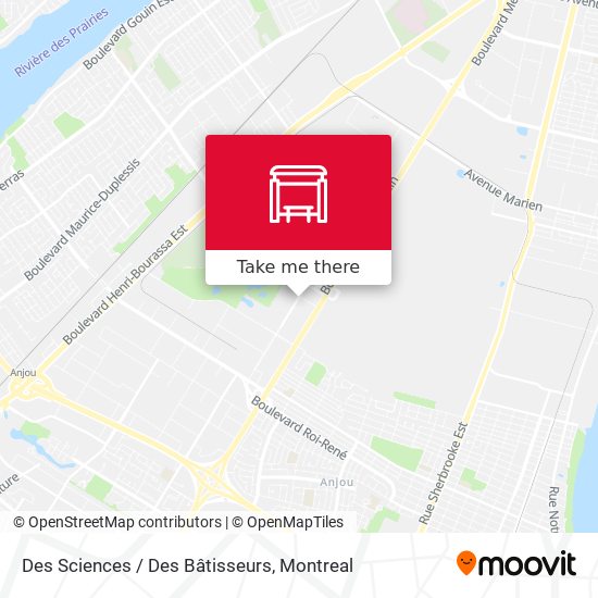 Des Sciences / Des Bâtisseurs map