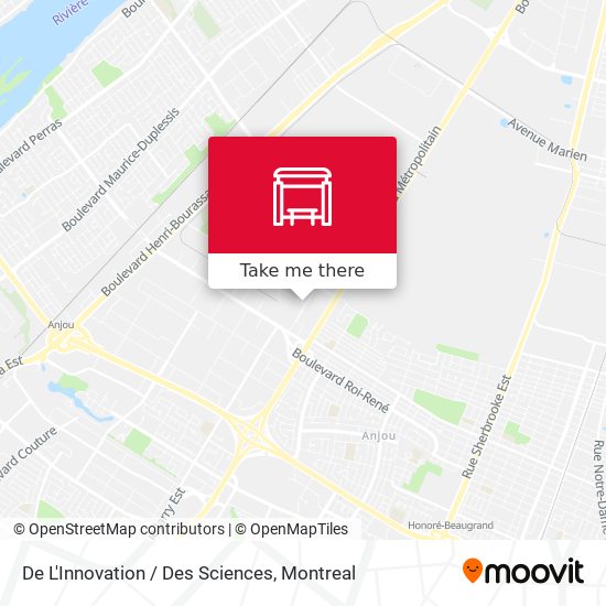 De L'Innovation / Des Sciences map