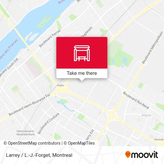 Larrey / L.-J.-Forget map