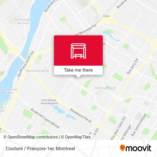 Couture / François-1er map