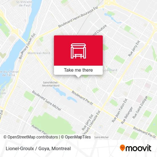 Lionel-Groulx / Goya map