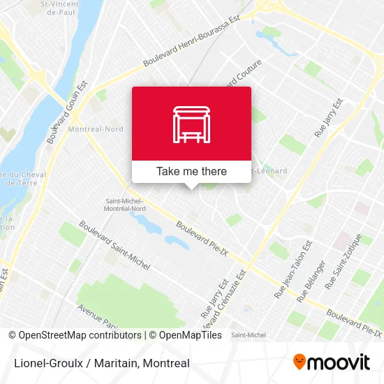 Lionel-Groulx / Maritain map
