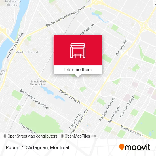 Robert / D'Artagnan map