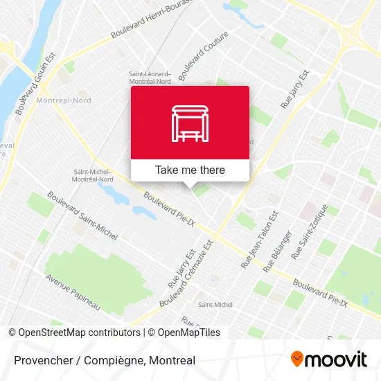 Provencher / Compiègne map
