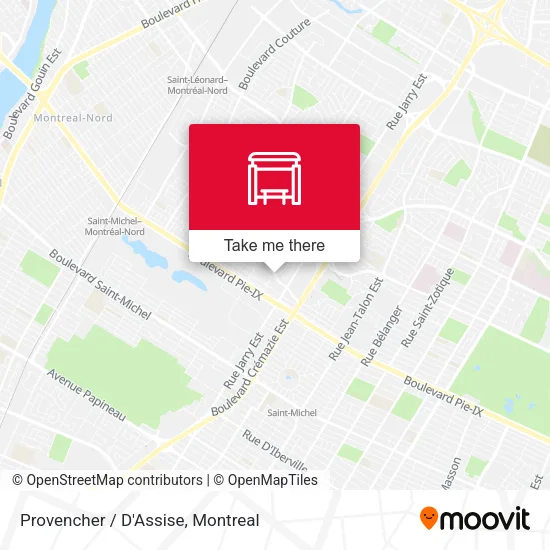 Provencher / D'Assise map
