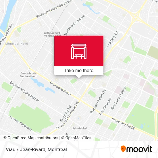 Viau / Jean-Rivard map