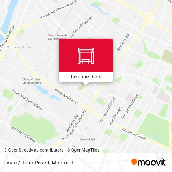 Viau / Jean-Rivard map