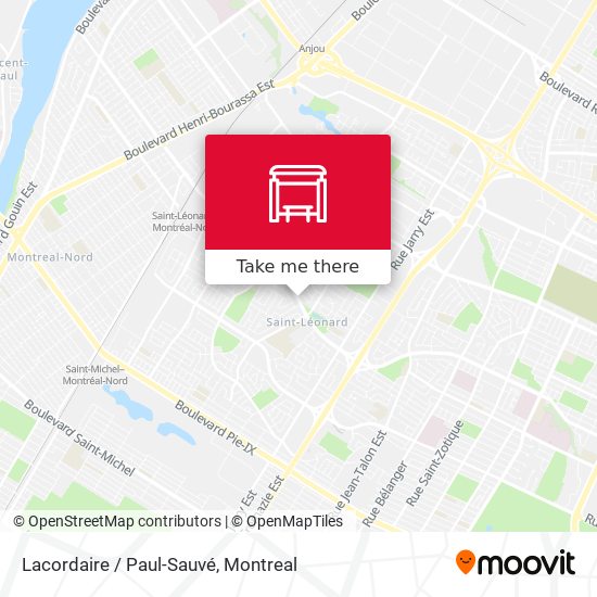 Lacordaire / Paul-Sauvé map