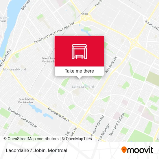 Lacordaire / Jobin map