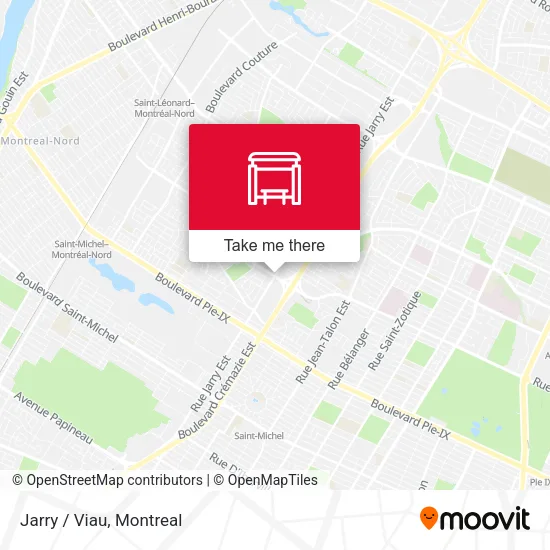 Jarry / Viau map
