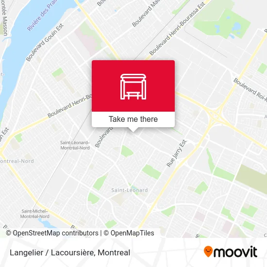 Langelier / Lacoursière map
