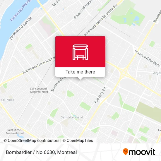 Bombardier / No 6630 map