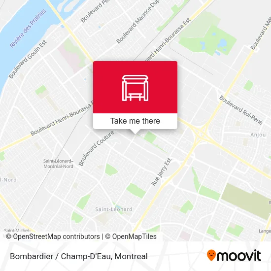 Bombardier / Champ-D'Eau map