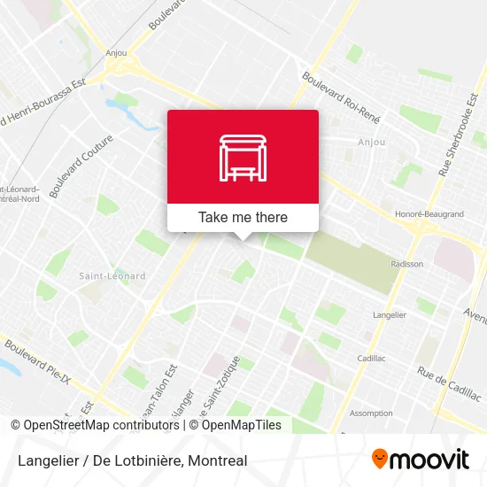 Langelier / De Lotbinière map