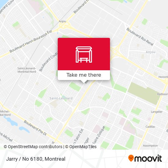 Jarry / No 6180 map