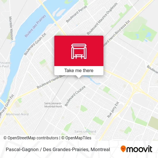 Pascal-Gagnon / Des Grandes-Prairies map