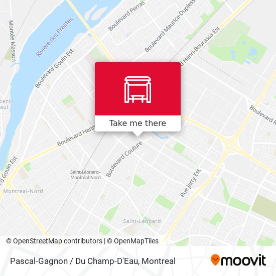 Pascal-Gagnon / Du Champ-D'Eau map