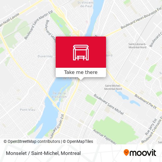 Monselet / Saint-Michel map