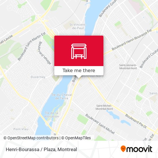 Henri-Bourassa / Plaza map