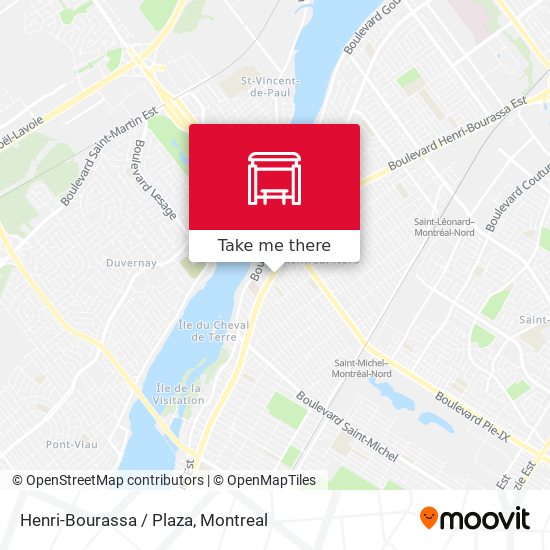 Henri-Bourassa / Plaza map