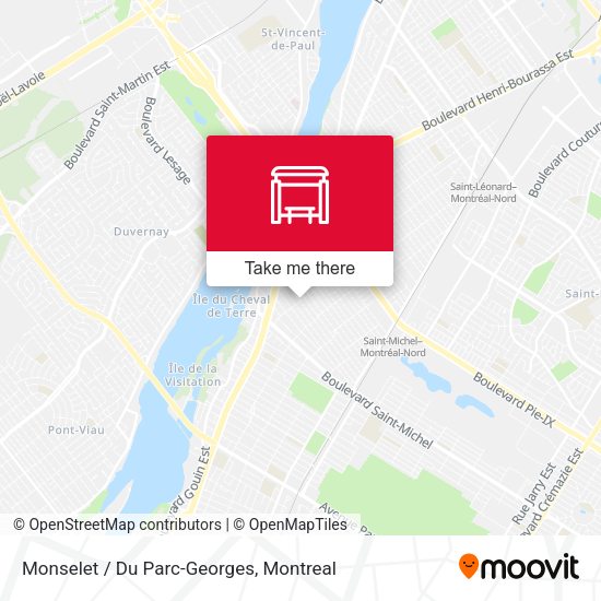 Monselet / Du Parc-Georges map