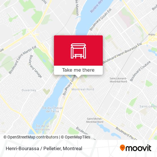 Henri-Bourassa / Pelletier map