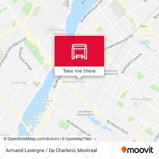Armand-Lavergne / De Charleroi map