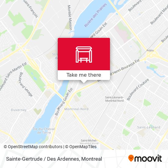 Sainte-Gertrude / Des Ardennes map