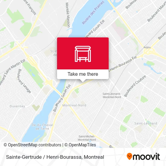 Sainte-Gertrude / Henri-Bourassa map