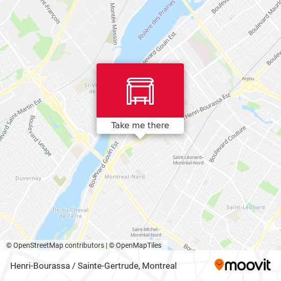 Henri-Bourassa / Sainte-Gertrude map