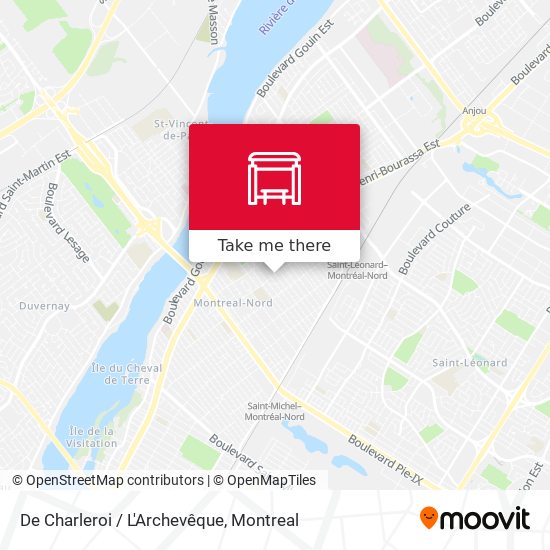 De Charleroi / L'Archevêque map