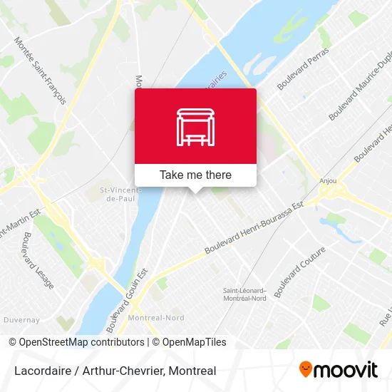 Lacordaire / Arthur-Chevrier map