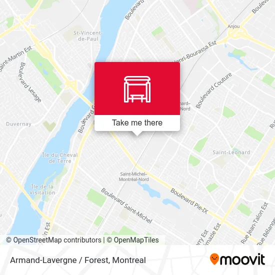 Armand-Lavergne / Forest map