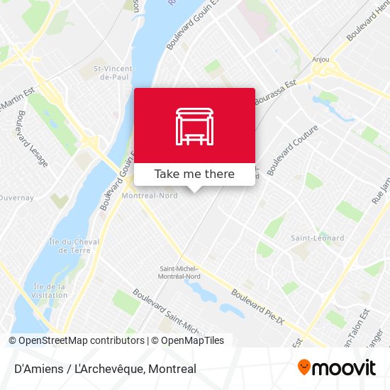 D'Amiens / L'Archevêque map