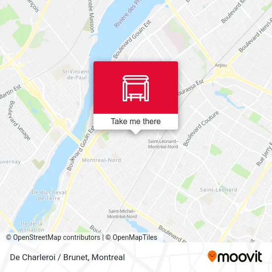 De Charleroi / Brunet map