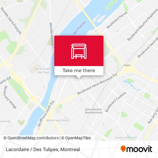 Lacordaire / Des Tulipes map