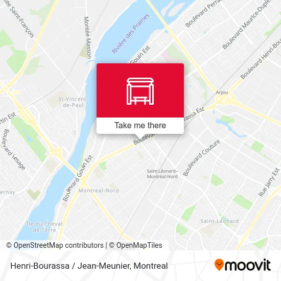Henri-Bourassa / Jean-Meunier map