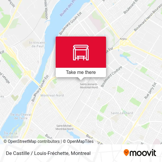 De Castille / Louis-Fréchette map