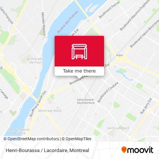 Henri-Bourassa / Lacordaire map