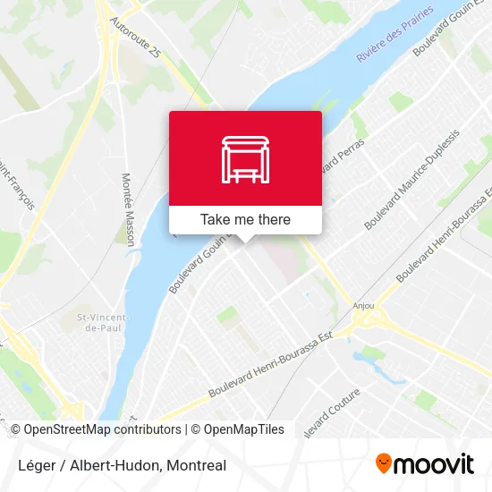 Léger / Albert-Hudon map