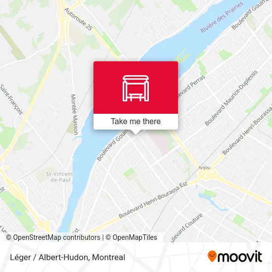 Léger / Albert-Hudon map