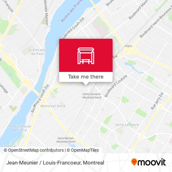 Jean-Meunier / Louis-Francoeur map