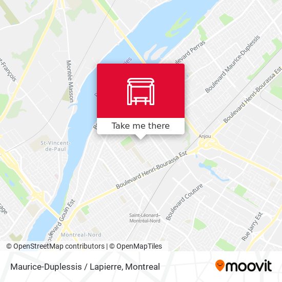 Maurice-Duplessis / Lapierre map