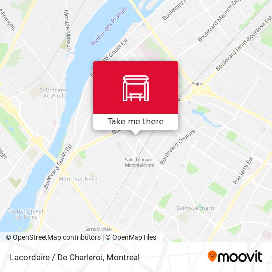Lacordaire / De Charleroi map