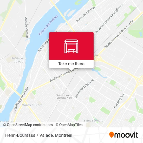 Henri-Bourassa / Valade map