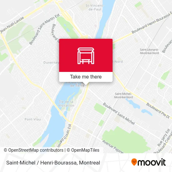 Saint-Michel / Henri-Bourassa map