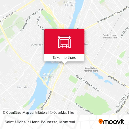 Saint-Michel / Henri-Bourassa map