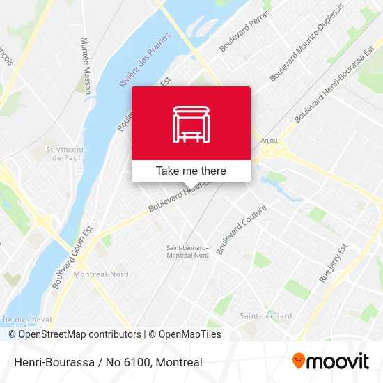 Henri-Bourassa / No 6100 map