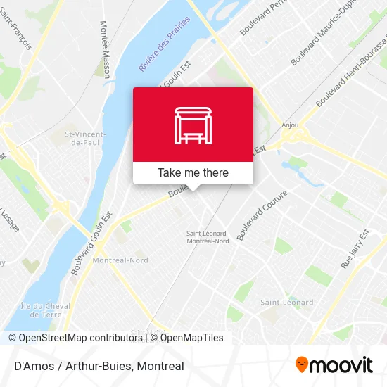 D'Amos / Arthur-Buies map