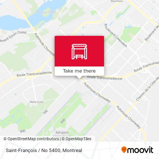 Saint-François / No 5400 map